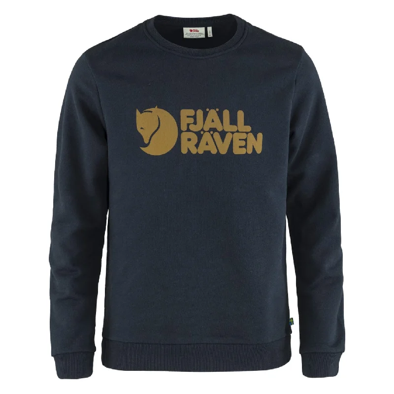 Fjallraven Logo Sweater Dark Navy