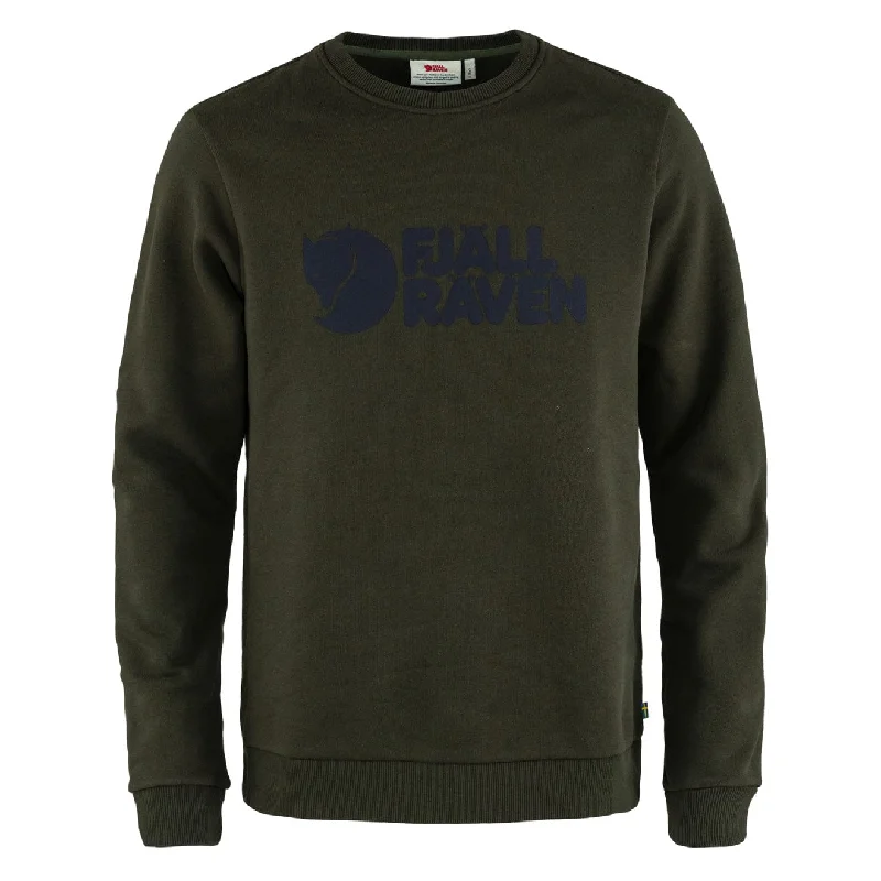 Fjallraven Logo Sweater Deep Forest