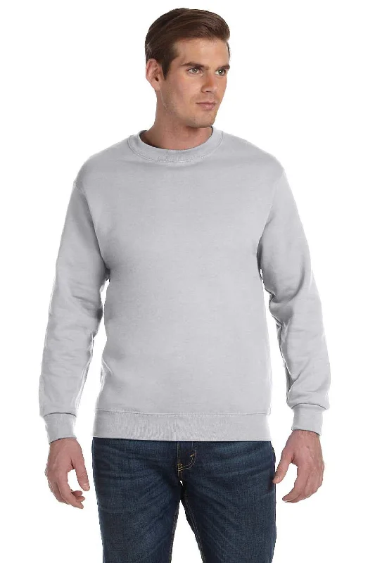 Gildan Mens DryBlend Moisture Wicking Fleece Crewneck Sweatshirt - Ash Grey