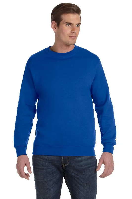 Gildan Mens DryBlend Moisture Wicking Fleece Crewneck Sweatshirt - Royal Blue