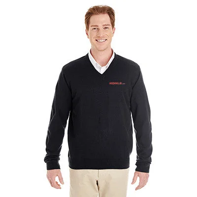 Harriton Men's Pilbloc V-Neck Sweater