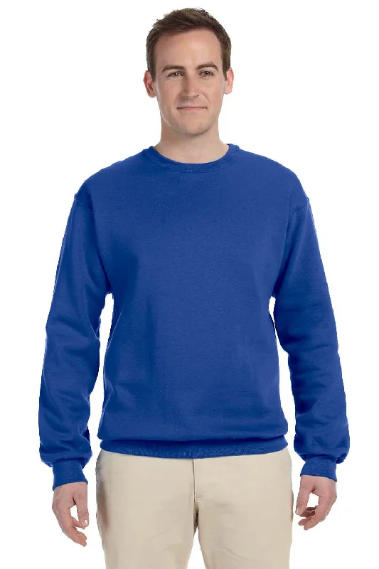 Jerzees Mens NuBlend Fleece Crewneck Sweatshirt - Royal Blue