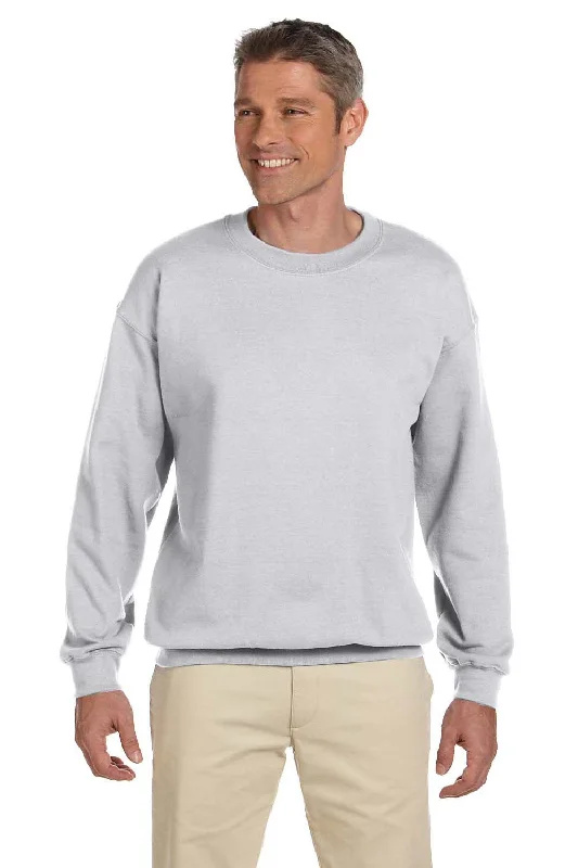 Jerzees Mens Super Sweats NuBlend Pill Resistant Fleece Crewneck Sweatshirt - Ash Grey