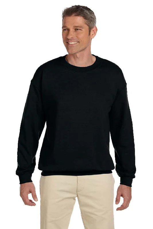 Jerzees Mens Super Sweats NuBlend Pill Resistant Fleece Crewneck Sweatshirt - Black