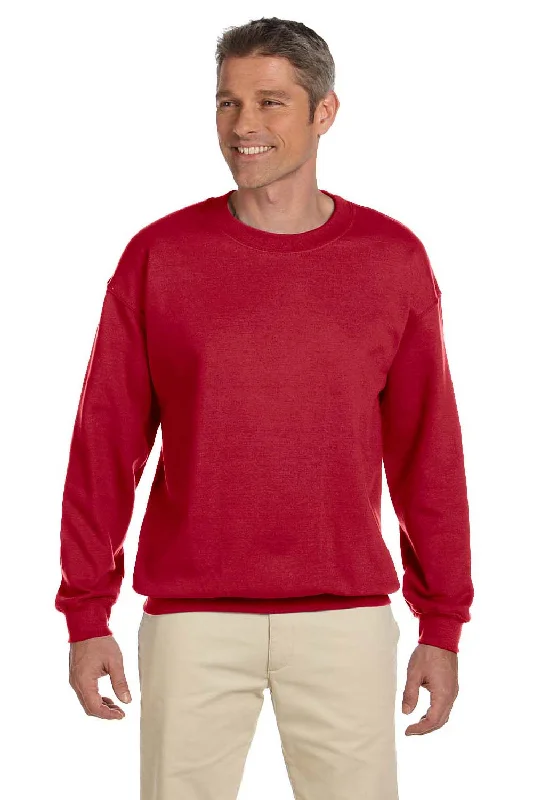 Jerzees Mens Super Sweats NuBlend Pill Resistant Fleece Crewneck Sweatshirt - True Red