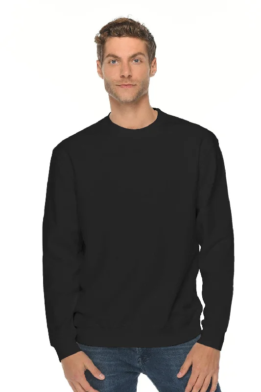 Lane Seven Mens Premium Crewneck Sweatshirt - Black