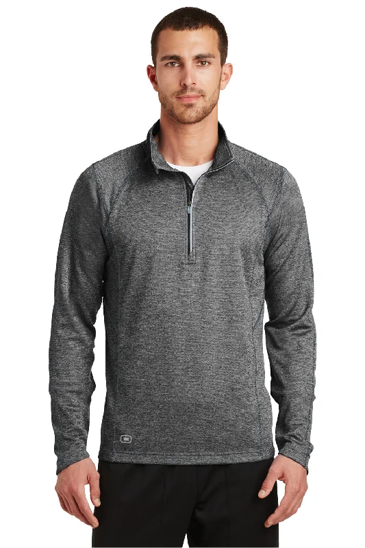 Ogio Mens Endurance Pursuit 1/4 Zip Sweatshirt - Diesel Grey