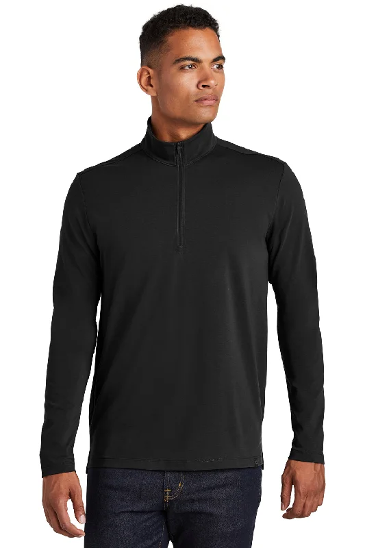 Ogio Mens Limit Moisture Wicking 1/4 Zip Sweatshirt - Blacktop