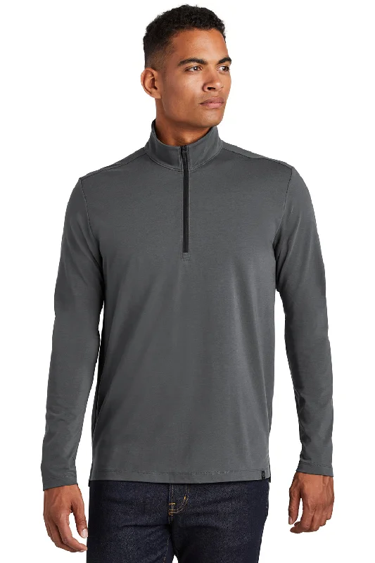 Ogio Mens Limit Moisture Wicking 1/4 Zip Sweatshirt - Diesel Grey