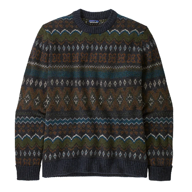 Patagonia Recycled Wool-Blend Sweater Helmsman / Smolder Blue