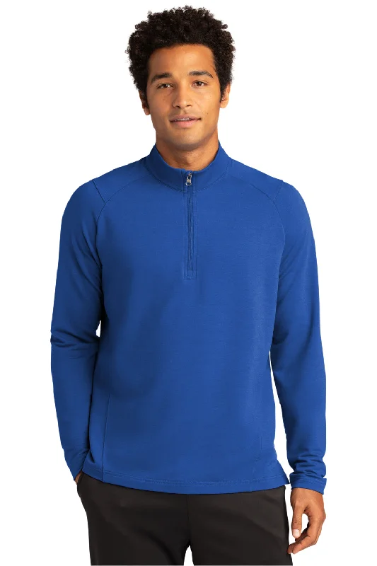 Sport-Tek Mens Flex Fleece Moisture Wicking 1/4 Zip Sweatshirt - True Royal Blue